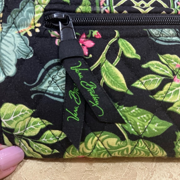 Vera Bradley Black and Pink Floral Clutch - Picture 14 of 16